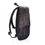 Sac à dos réfléchissant pour ordinateur de 15,6´´ recyclé Visibility couleur noir quatrième vue