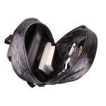 Sac à dos réfléchissant pour ordinateur de 15,6´´ recyclé Visibility couleur noir sixième vue