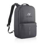 Sac à dos pour le travail ou salle de sport avec RFID et antivol Gym couleur noir vue avec logo