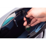 Sac à dos pour voyage antivol avec port USB et RFID couleur gris vue 17