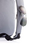 Sac à dos pour voyage antivol avec port USB et RFID couleur gris sixième vue