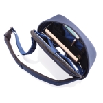 Sac à dos pour voyage antivol avec port USB et RFID Bobby Sling couleur bleu marine vue 15