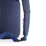 Sac à dos pour voyage antivol avec port USB et RFID Bobby Sling couleur bleu marine quatrième vue