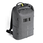 Sac à dos avec tissu anti-coupure de haute qualité et RFID Urban couleur gris vue avec logo