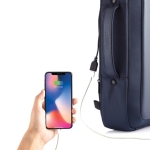 Sac à dos porte-documents antivol pour PC de 15,6´´ Bobby Bizz couleur bleu foncé vue 13