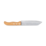 Kit d'ustensiles pour barbecue avec mallette en bambou Grill couleur naturel quatrième vue