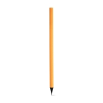 Crayon au corps fluo personnalisable en bois solide HB Fluor couleur orange première vue