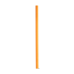 Crayon au corps fluo personnalisable en bois solide HB couleur orange
