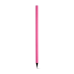 Crayon au corps fluo personnalisable en bois solide HB Fluor couleur fuchsia première vue