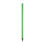 Crayon au corps fluo personnalisable en bois solide HB Fluor couleur vert clair première vue