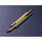Crayon au corps fluo personnalisable en bois solide HB Fluor