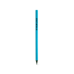 Crayon au corps fluo personnalisable en bois solide HB Fluor avec zone d'impression