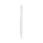 Stylos à bille en matériau écologique et bio avec encre noire Stone couleur blanc première vue