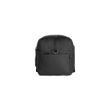 Sac de sport avec intérieur doublé et fond semi-rigide en RPET couleur gris foncé quatrième vue