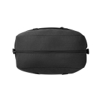 Sac de sport avec intérieur doublé et fond semi-rigide en RPET couleur gris foncé Septième vue