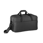Sac de sport avec intérieur doublé et fond semi-rigide en RPET couleur gris foncé