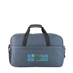 Sac de sport avec intérieur doublé et fond semi-rigide RPET Urban avec zone d'impression