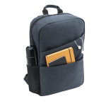 Sac à dos pour ordinateur de 15,6´´ avec poches matelassées Dynamic couleur bleu troisième vue