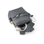 Sac à dos en nylon avec RFID pour ordinateur de 15´´ WaterResistant couleur gris troisième vue