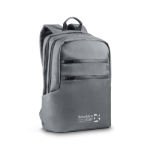 Sac à dos en nylon avec RFID pour ordinateur de 15´´ WaterResistant couleur gris image avec logo