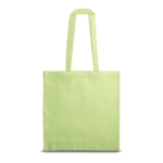 Sac personnalisé en coton recyclé 140 g/m2 Recycle Colors couleur vert clair première vue