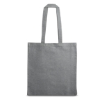 Sac personnalisé en coton recyclé 140 g/m2 Recycle Colors couleur bleu marine première vue