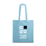 Sac personnalisé en coton recyclé 140 g/m2 Recycle Colors avec zone d'impression