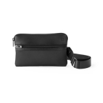 Sac à dos pour voyage en microfibre adaptable à deux tailles Versatile couleur noir Septième vue