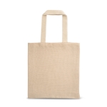 Sac promotionnel en jute avec poche intérieure zippée 275 g/m2 Juco couleur naturel première vue