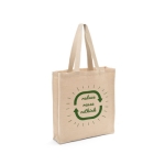 Sac promotionnel en jute avec poche intérieure zippée 275 g/m2 Juco couleur naturel image avec logo