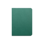 Bloc-notes couleur en papier recyclé Feuilles lignées B7 Basic couleur vert foncé première vue
