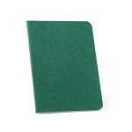 Bloc-notes couleur en papier recyclé Feuilles lignées B7 Basic couleur vert foncé