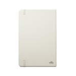 Carnet recyclé antibactérien A5 avec des pages lignées Antibacterial couleur gris clair deuxième vue