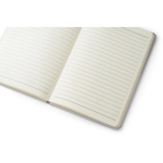 Carnet recyclé antibactérien A5 avec des pages lignées Antibacterial couleur gris clair troisième vue