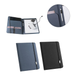 Conférencier recyclé á élastiques et plusieurs pochettes Folder RPET diverses couleurs