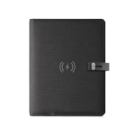 Conférencier recyclé avec chargeur sans fil A5 Wireless Charger couleur noir première vue