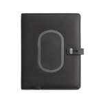 Conférencier recyclé avec chargeur sans fil A5 Wireless Charger couleur noir
