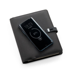 Conférencier recyclé avec chargeur sans fil A5 Wireless Charger couleur noir quatrième vue