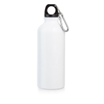 Gourdes en aluminium personnalisées avec image 400ml Cruiser Sublim couleur blanc