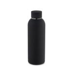Gourde isotherme en acier inoxydable avec finition mate 500ml Spring couleur noir