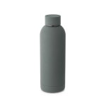 Gourde isotherme en acier inoxydable avec finition mate 500ml Spring couleur gris foncé