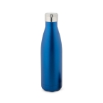 Gourde en acier isolée sous vide avec bouchon métallique 500 ml Satin couleur bleu