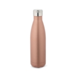 Gourde en acier isolée sous vide avec bouchon métallique 500 ml Satin couleur champagne