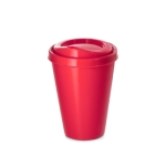 Tasse à emporter personnalisé aux couleurs vives 430 ml FullColor couleur rouge