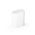 Écouteurs audio personnalisé multifonctionnel sans fil avec micro Pop couleur blanc avec boîte