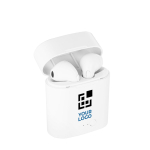 Écouteurs audio personnalisé multifonctionnel sans fil avec micro Pop avec zone d'impression