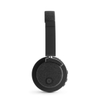 Casque publicitaire sans fil avec 16h autonomie Ekston Beatdrum couleur gris foncé sixième vue