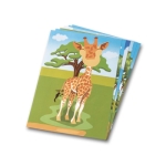 Ensemble d'autocollants d'animaux pour enfants Juego Animal Stickers couleur blanc troisième vue
