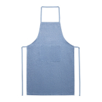 Tablier en coton recyclé avec poche 140 g/m2 EcoNature Budget couleur bleu roi première vue
