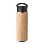 Bouteille isotherme anti-fuite en acier avec bouchon 450ml Tea Travel couleur bois deuxième vue